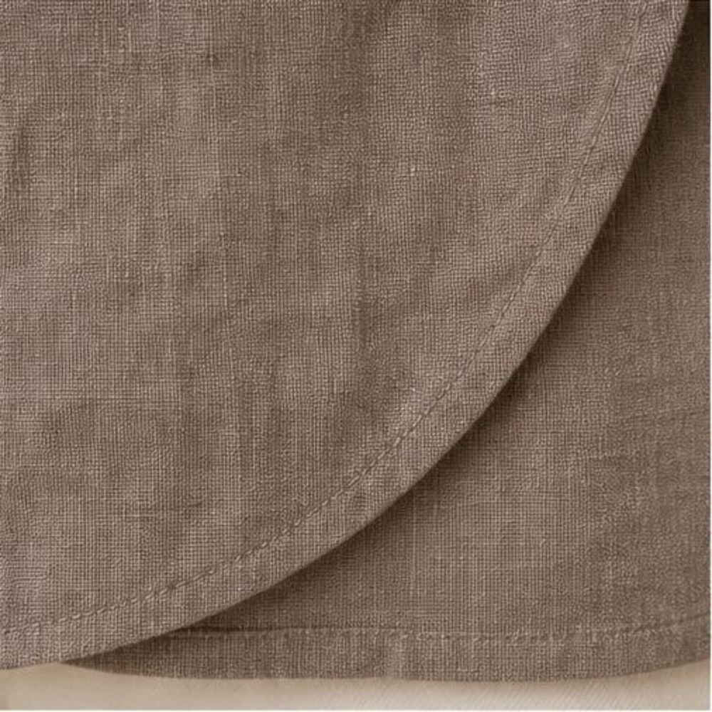 Taupe Ruffle Blouse - Picture 6 of 6